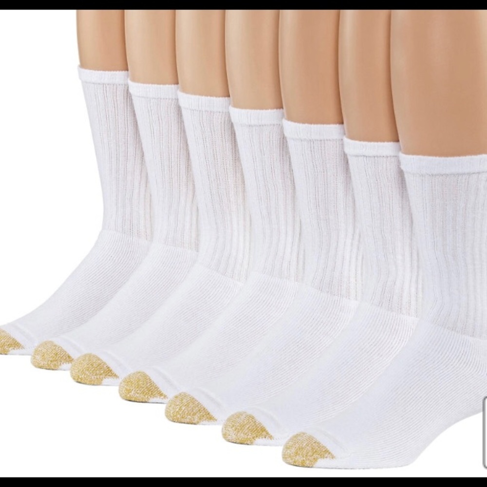 Gold Toe Crew socks extended size 12-16 6 pairs